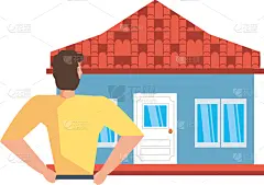 男人,房屋,头像,男孩,形状,房地产,传统,建筑业,建筑,设计