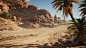 Assassin's Creed Origins, Sebastien Rousseau : On this project, I was involved in different topics. One of them was to do the creation of the global terrain modeling with World Machine.
Then after that, I was mandated for the creation of the ground and ro