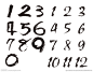 书法数字