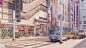 Akihabara South Exit, Pavel Galicki : • This textured model for the background I made back in 2016 for VN game "Love, Money, Rock’n’Roll" (Demo: http://steampowered.com/app/615530/ )
• The final rendering and painting were made by Arseniy Chebyn