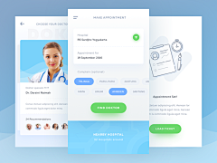 回不去的少年梦采集到Medical care UI