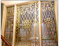 铜雕花屏风隔断简约现代欧式客厅镂空玄关装饰定做卧室家用铜背景-淘宝网