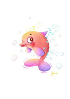 上色打卡17，小海豚_1_柚子_来自小红书网页版