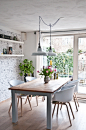 The Design Chaser: Dining Rooms | Bright, White #采集大赛#