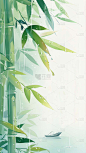 春天春季春日雨水插画场景背景图片素材