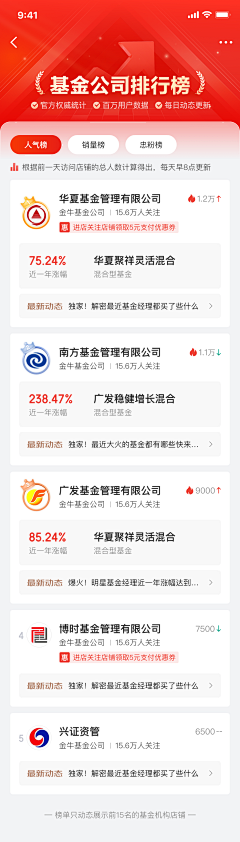 落日般的采集到APP_金融页面