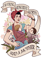 I'm mother : Dedicated to all the mothers and future mothers, you're great.