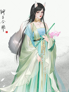绵羊～采集到古风立绘-女
