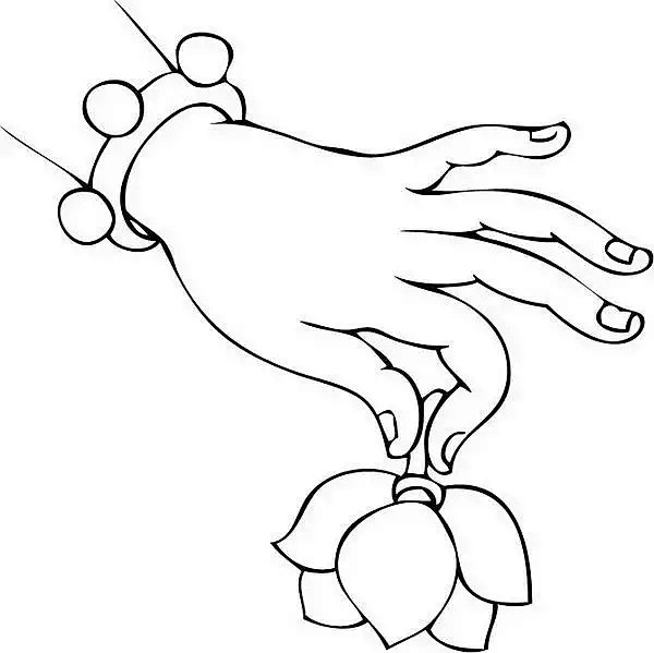 敦煌壁画曼妙手姿白描精美至极手机搜狐网