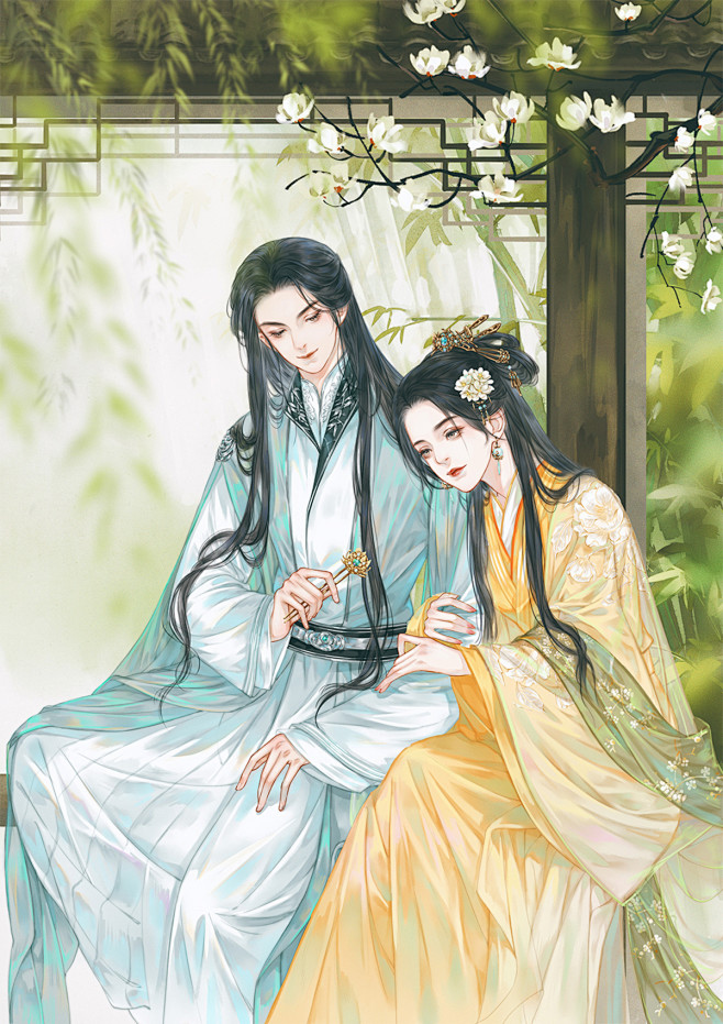 白玉兰_槿木-_-__插画师作品_涂鸦王...