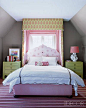 Big impact window treatment for a small room - ELLE DECOR