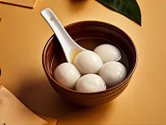 餐饮中式美味糖水点心美食汤圆元宵