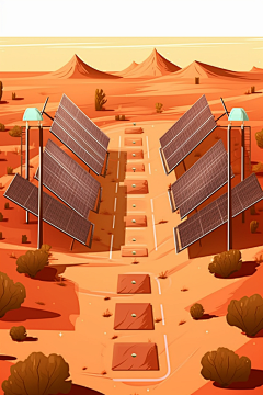 Web\UI设计采集到太阳能  风能 新能源 牧场