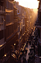 旅行,人,建造物,城市,都市风景_10004406_VIA CONDOTTI IN ROME_创意图片_Getty Images China