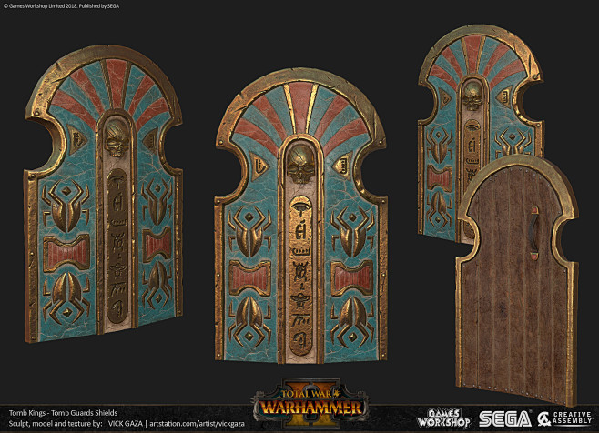 Tomb Kings Shields -...