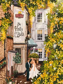 插画｜我在春日里等你（左滑点亮春天）