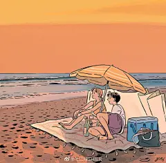 十二插画分享
那些平凡温暖的小日子☀️works by grim_b
#插画##情侣日常##画画##绘画##板绘# ​​​​