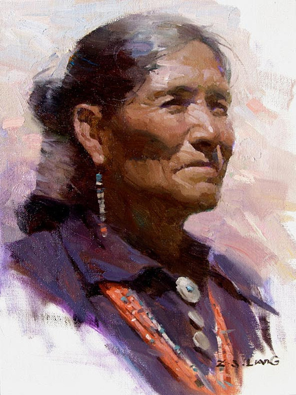 旅美画家 Z.S.LIANG 和他的印第...