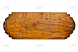 孤立的柚木木材木板