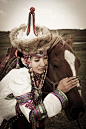蒙古结婚照