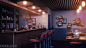 #art Ramen Bar - Foxeleos的插畫 - pixiv : Background “Ramen Bar” ______________________________________________ Background made in Blender 3D 