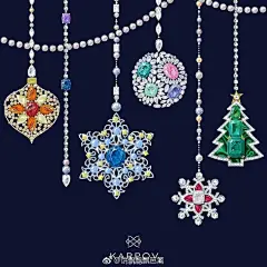 法国传统珠宝手绘 Design by Karpov Jewellery.
珠宝设计 ​​​​