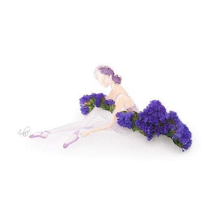 芭蕾舞者｜马来西亚艺术家Limzy结合花...