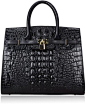 Pijushi Classic Embossed Crocodile Purse Genuine Leather Office Ladies Handbags Satchel Padlock Tote Bag 22130 (Big Size, Light Coffee): Handbags: Amazon.com