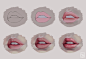 Semi-realistic Lips by serafleur