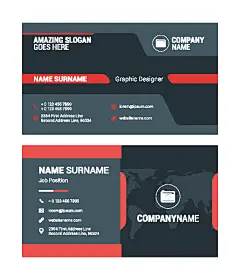 高端大气线条创意名片生菜