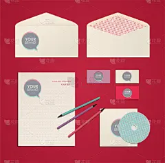 企业标识套件或商务套件为您的业务包括 cd 封面、 名片、 信封、 信头设计和铅笔