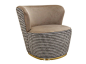 Wing fabric armchair MEGAN by ANA ROQUE INTERIORS