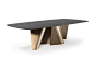 Rectangular Marble glass table ESSE | Table by Reflex