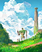 laputa castle in the sky by spiridt.deviantart.com on @DeviantArt