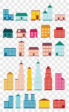 各种建筑楼层图标图标元素PNG图片➤来自 PNG搜索网 pngss.com 免费免扣png素材下载！