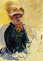 美国玛丽·史帝文森·卡萨特（Mary Stevenson Cassatt）油画作品三(2)