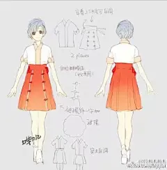 中国风女生夏季校服，你最喜欢哪一套？
漫画by@哔叽叽叽叽叽 ​​​ ​​​​