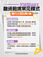 金融融资租赁知识科普小红书配图