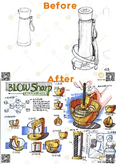 追梦设计考研（追梦江南设计考研）寒假手绘基础班年前一期作品对比分享~工业设计手绘超话 产品设计超话 马克笔手绘超话 工业设计考研超话 ​​​​