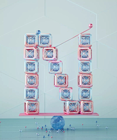 七%采集到三维  C4D 立体