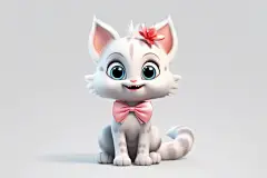 可爱猫咪插画图片