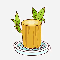 树桩插画高清素材 页面网页 平面电商 创意素材 png素材