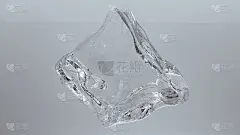一个冰块库存照片
