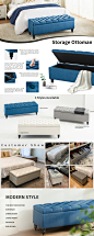 wayfair家具床尾凳A+