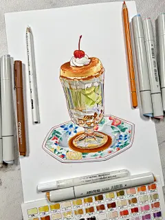 美食插画