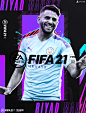 FIFA fifa 20 FIFA 21 Riyad Mahrez cover design ea football Game Cover Man City poster