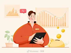 #畫言絮語#插画精选：
清新简约扁平风人物插画
-
來自英國的一位插画師 | Uran ​​​​