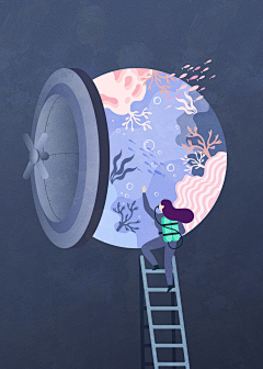 貝吉塔sama采集到欣赏_创意插画/摄影