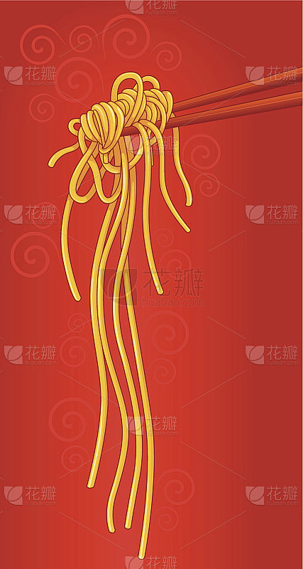 面条和筷子