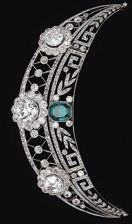 Circa 1910 Emerald a...